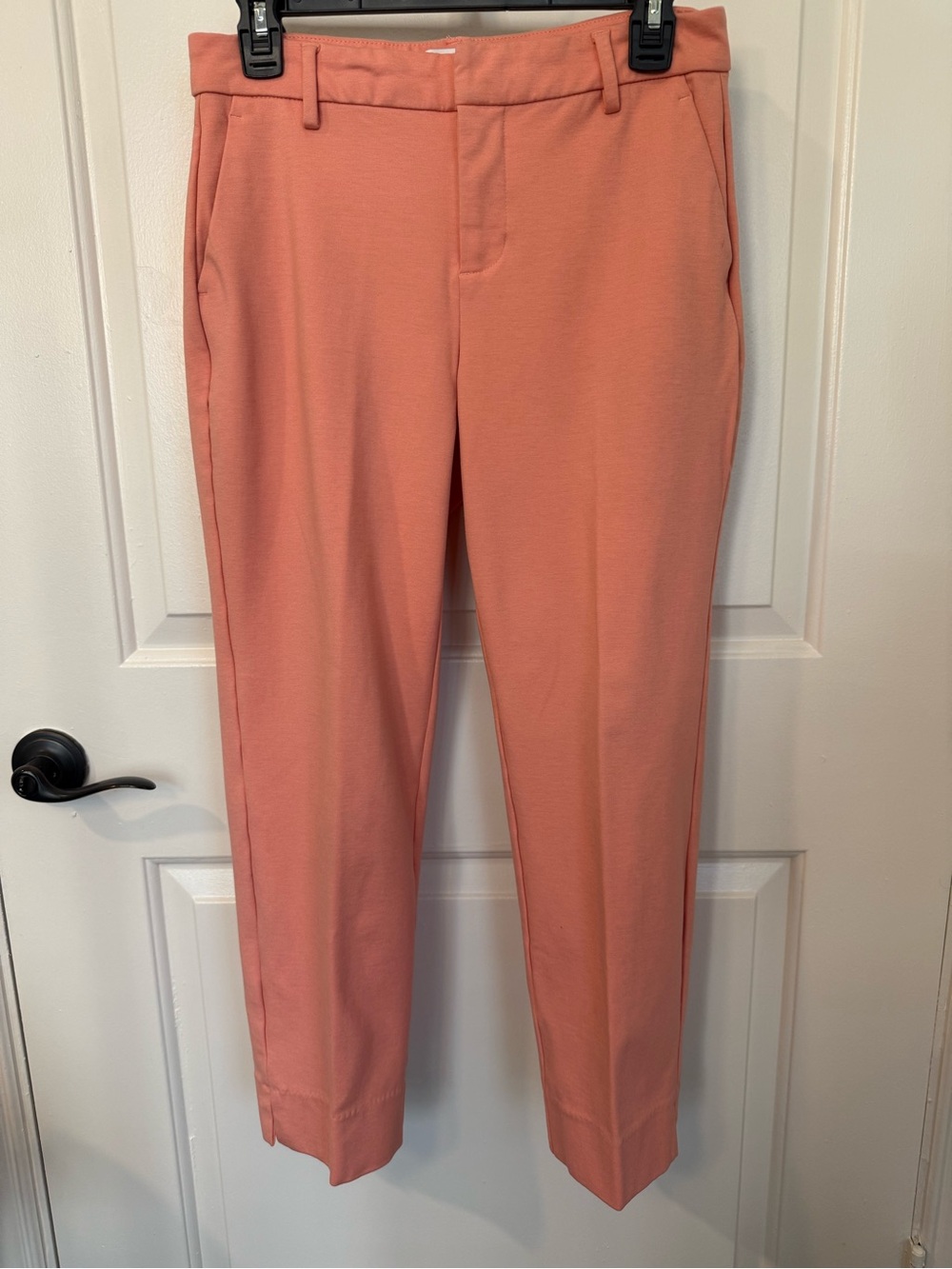Liverpool Kelsey Cantaloupe Knit Crop Trousers 6/28